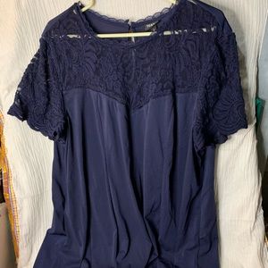 Torrid lace cap sleeve top